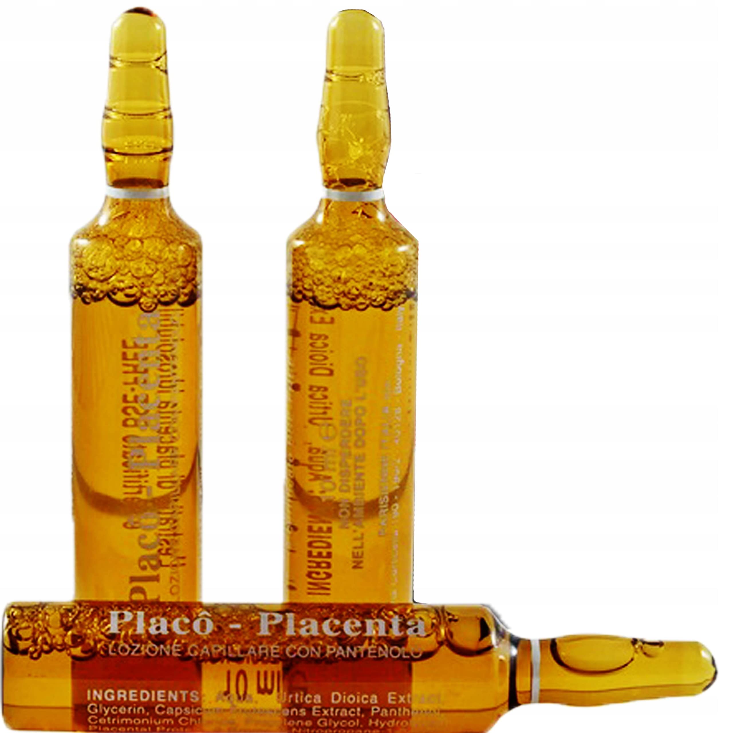 Placenta Placo brand logo on packaging for recognition.