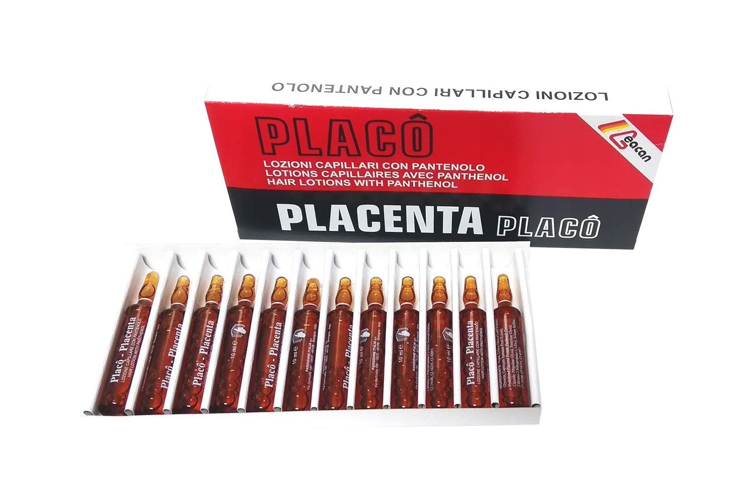 Placenta Placo hair shines with improved texture after treatment.