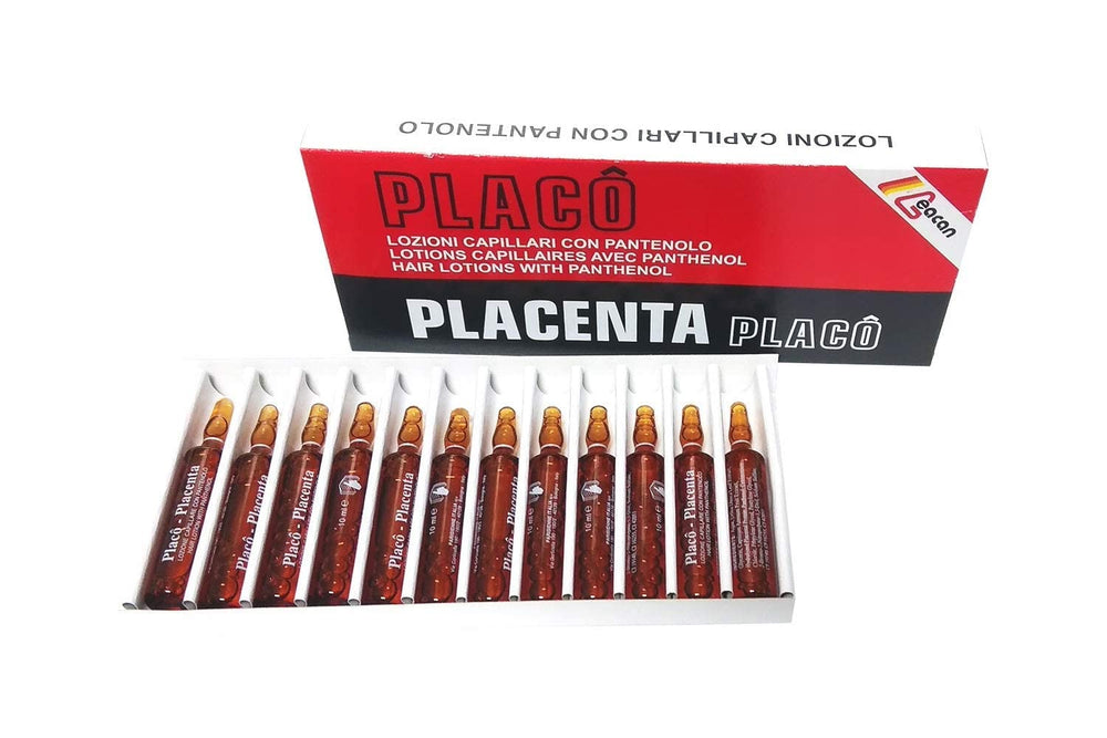 Placenta Placo hair shines with improved texture after treatment.