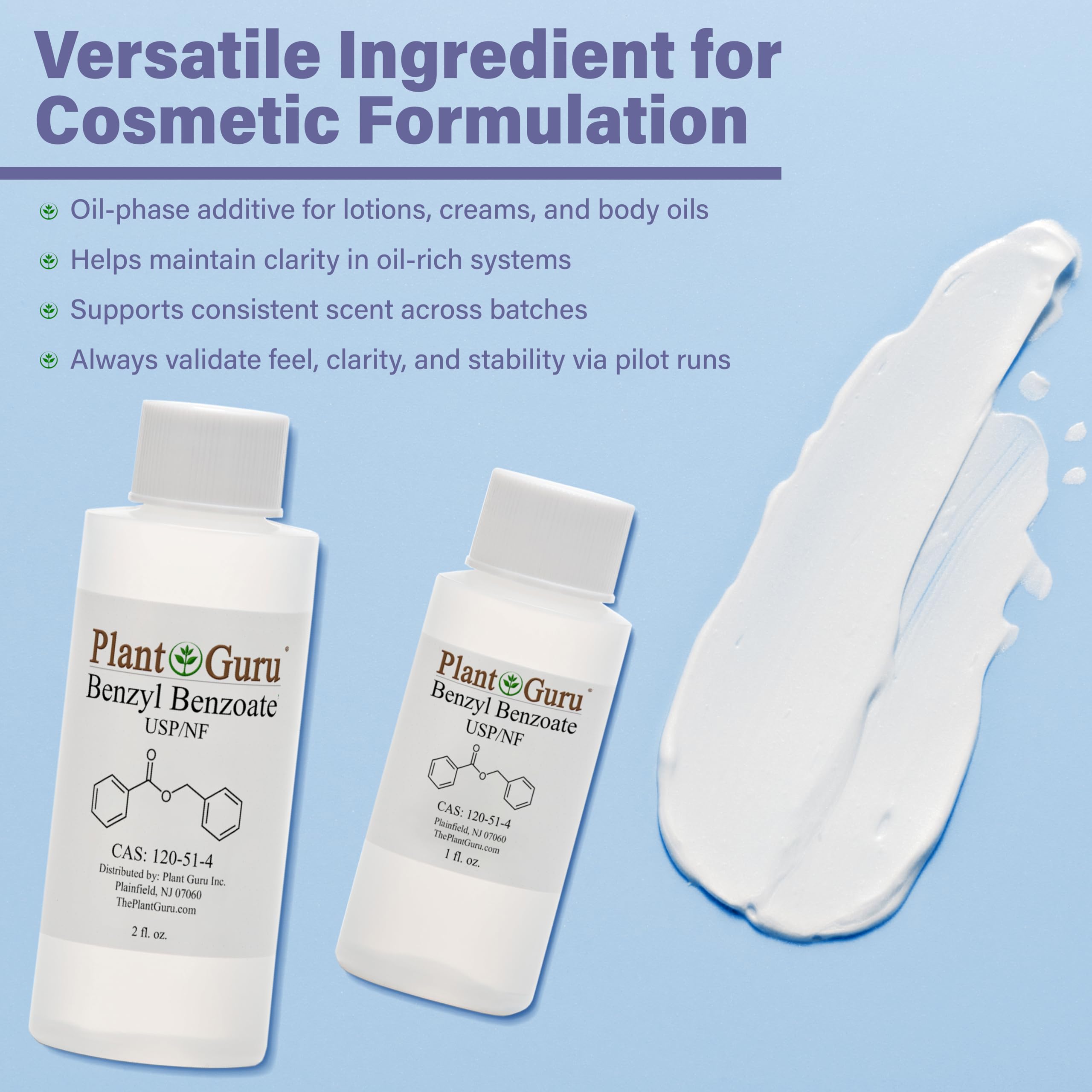 Plant Guru Benzyl Benzoate 16 oz bottle packaging.