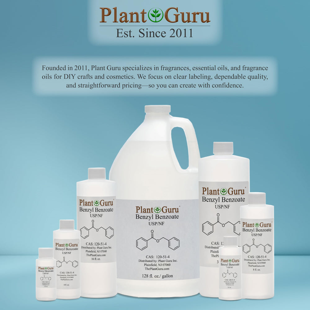 Plant Guru Benzyl Benzoate storage and handling tips.