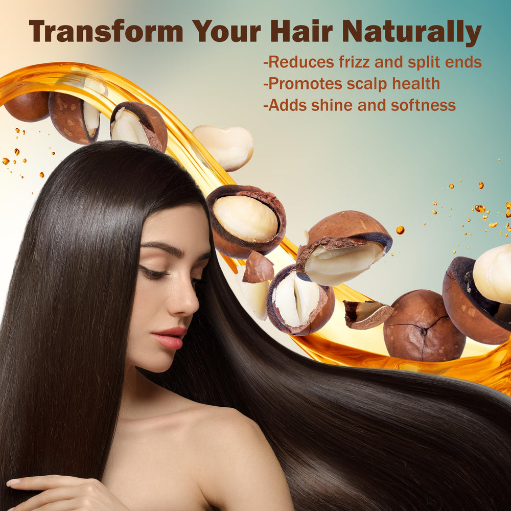 Plant Guru Macadamia Nut Oil skin application demonstrates soothing hydration.