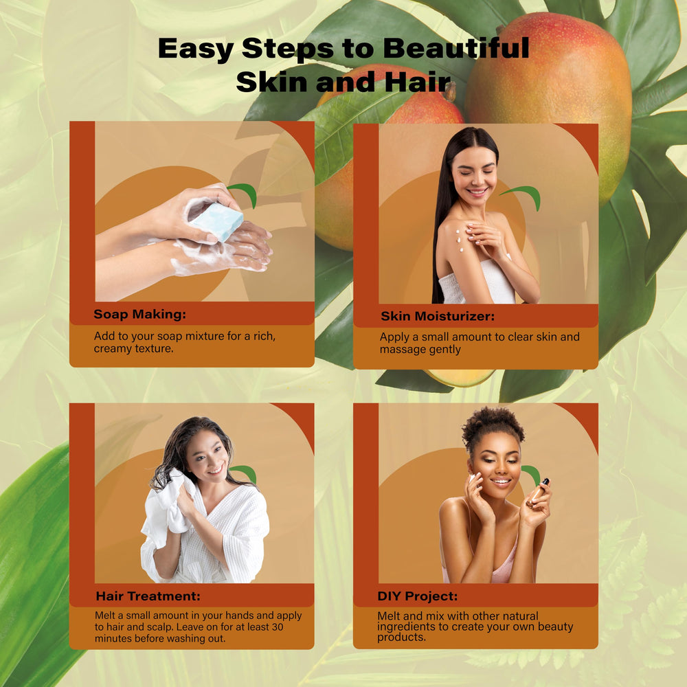 Plant Guru Mango Butter showcases natural vitamins and minerals for skin