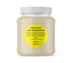 Plant Guru Raw African Shea Butter 3 lbs packaging for bulk DIY skincare benefits