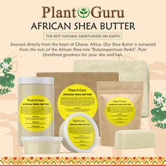 Plant Guru Shea Butter on hair ends conditioning and frizz protection