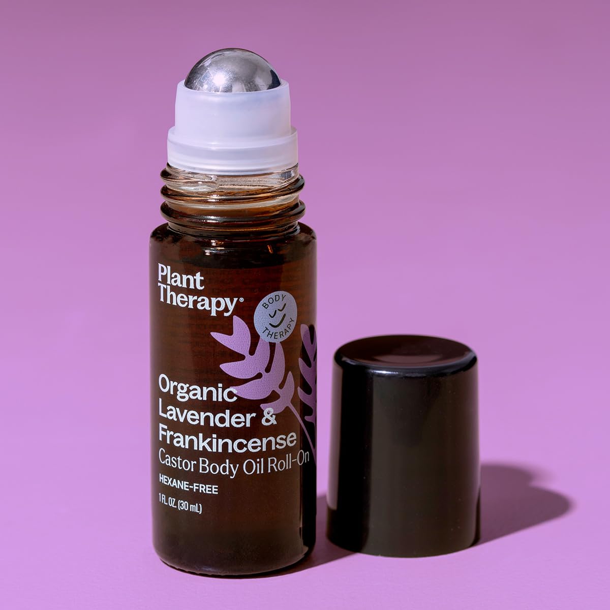 Plant Therapy dry skin patch application shows targeted nourishment visuals.
