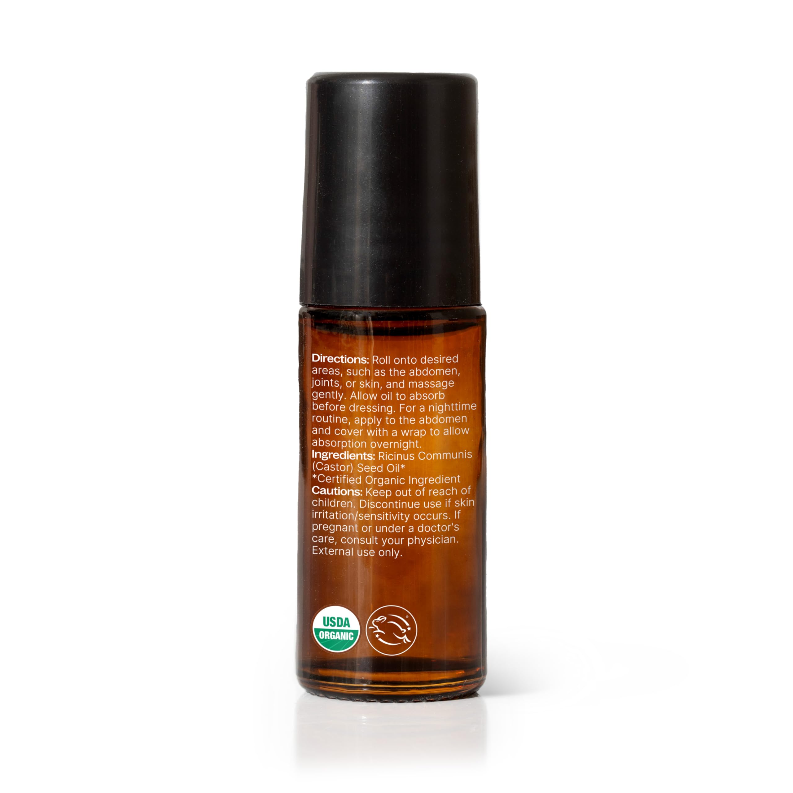 Plant Therapy self-care routine with castor oil for comfort and balance.