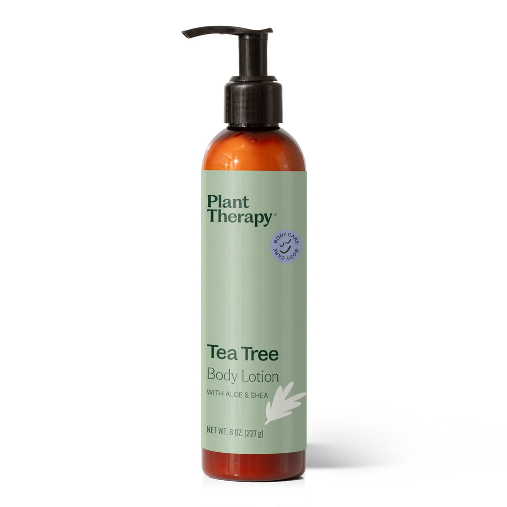 Plant Therapy Tea Tree Body Lotion bottle for daily hydration