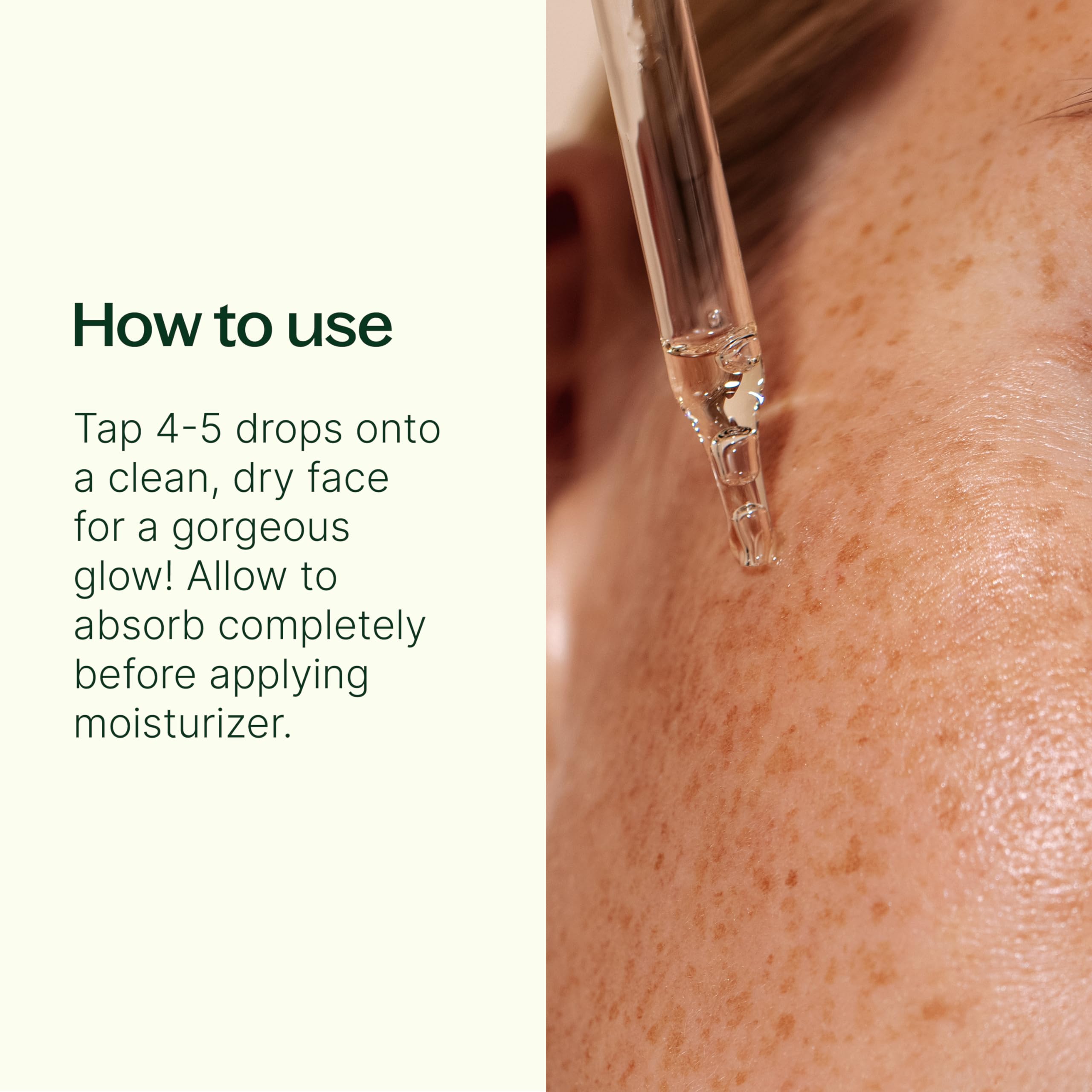 Plant Therapy Vitamin C Serum dropper close-up for precise application