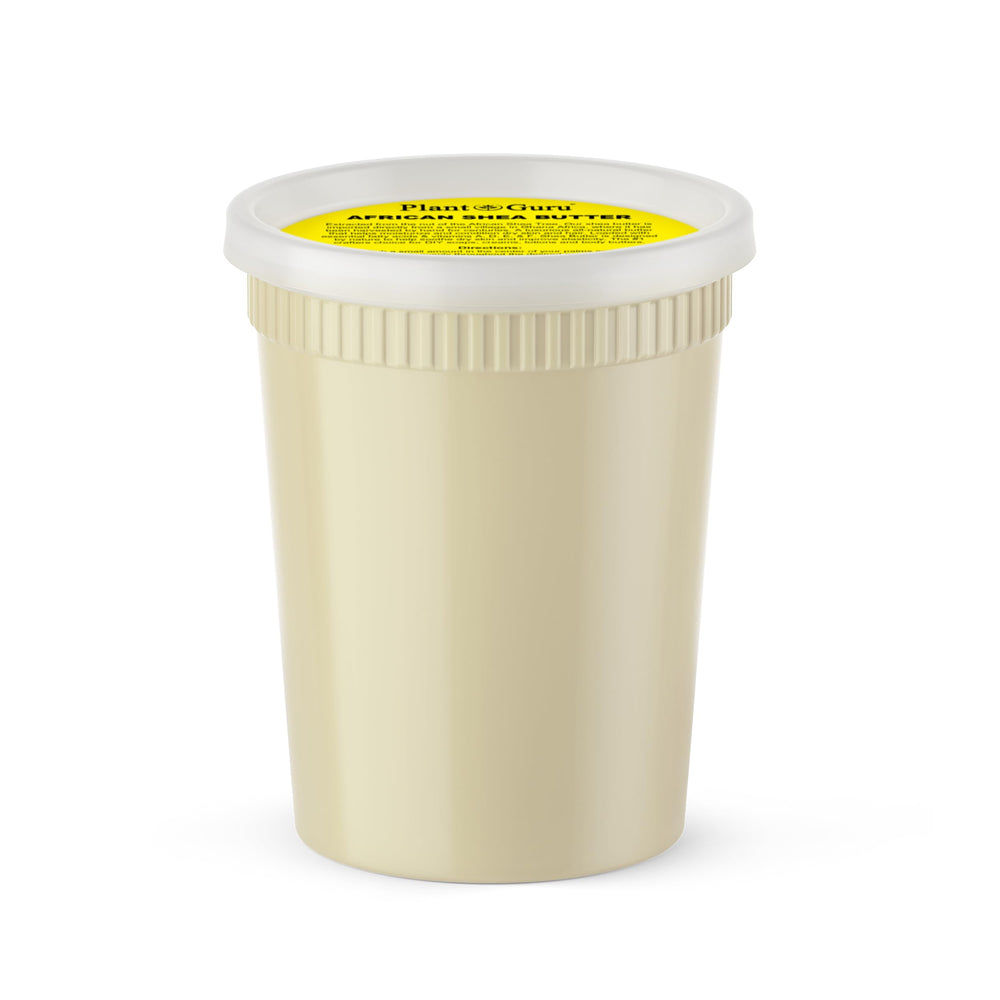 Plant Guru raw African shea butter 32oz bulk block for deep moisturizing