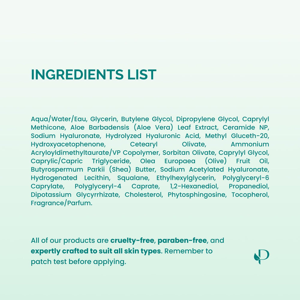 PLANTIFIQUE easy-apply mask fits all skin types for quick pampering.
