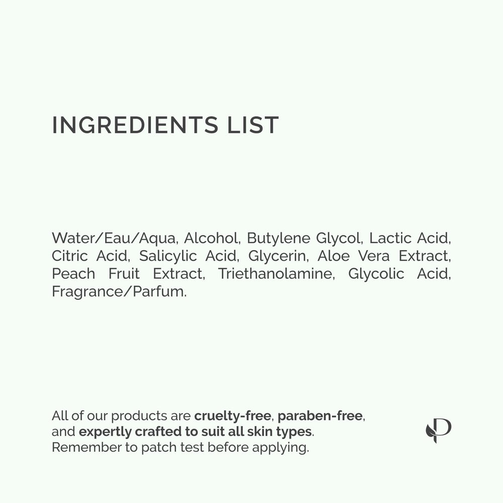 PLANTIFIQUE Foot Peel Mask Peach dermatology-tested label visible on packaging.