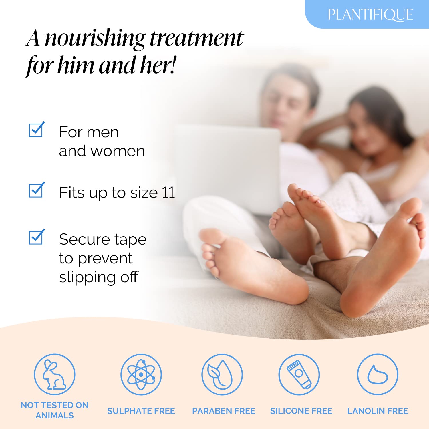 Plantifique home spa scene with foot care routine.