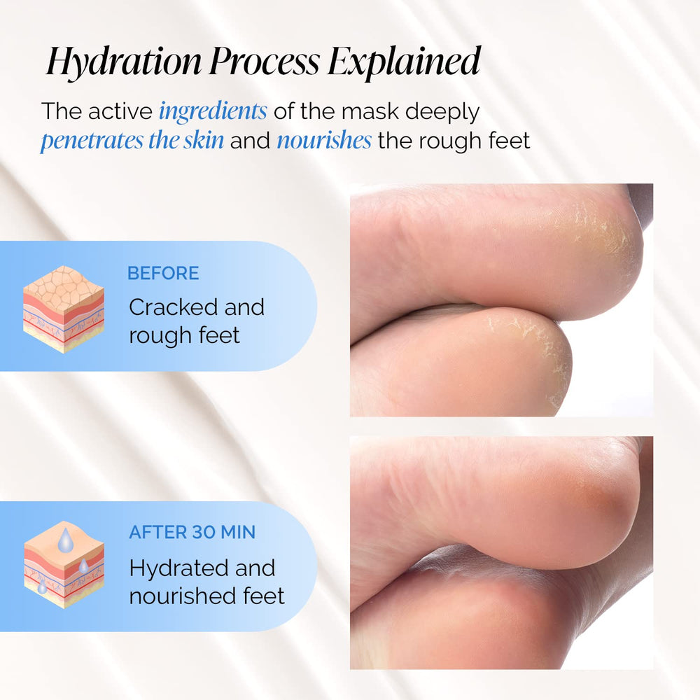 Plantifique Korean Foot Mask ingredients including shea butter for moisture