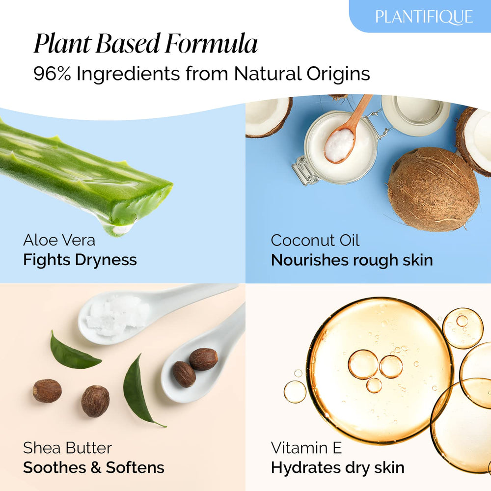 Close-up of softened heels after use with Plantifique moisture boost