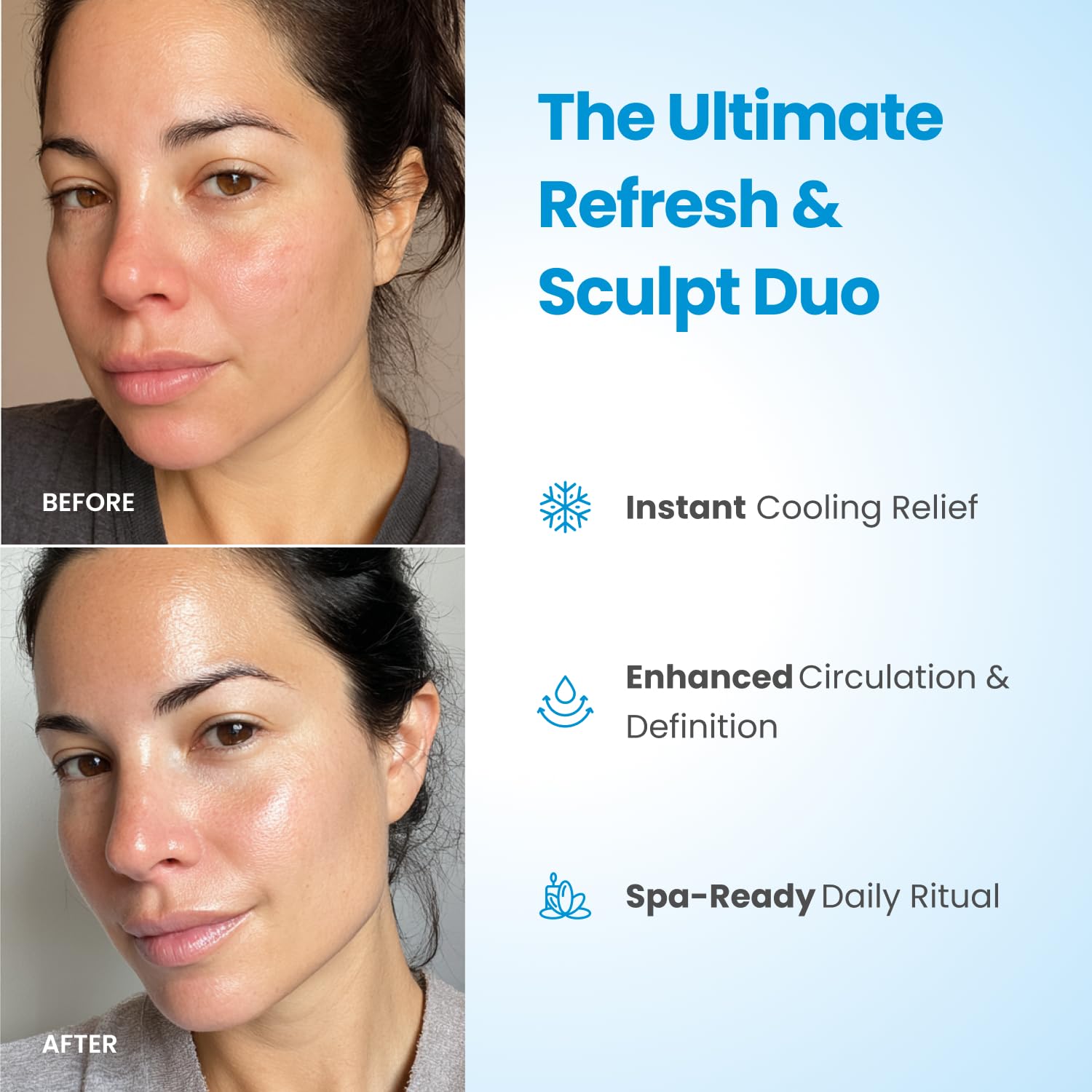 Plantifique stainless-steel gua sha close-up highlighting durable, skin-friendly design.