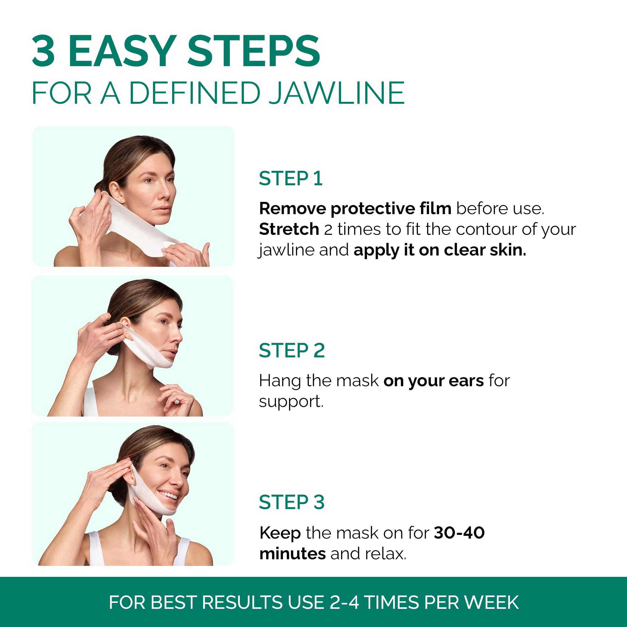 PLANTIFIQUE V-Line Collagen Mask refreshing application supports a cooling self-care ritual.