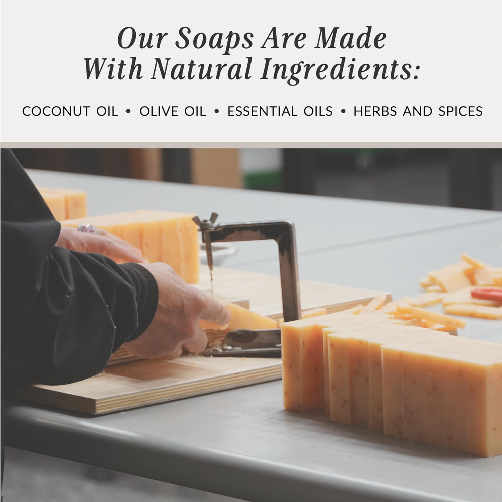 Plantlife Sandalwood Bar Soap lather image hints at gentle cleansing.