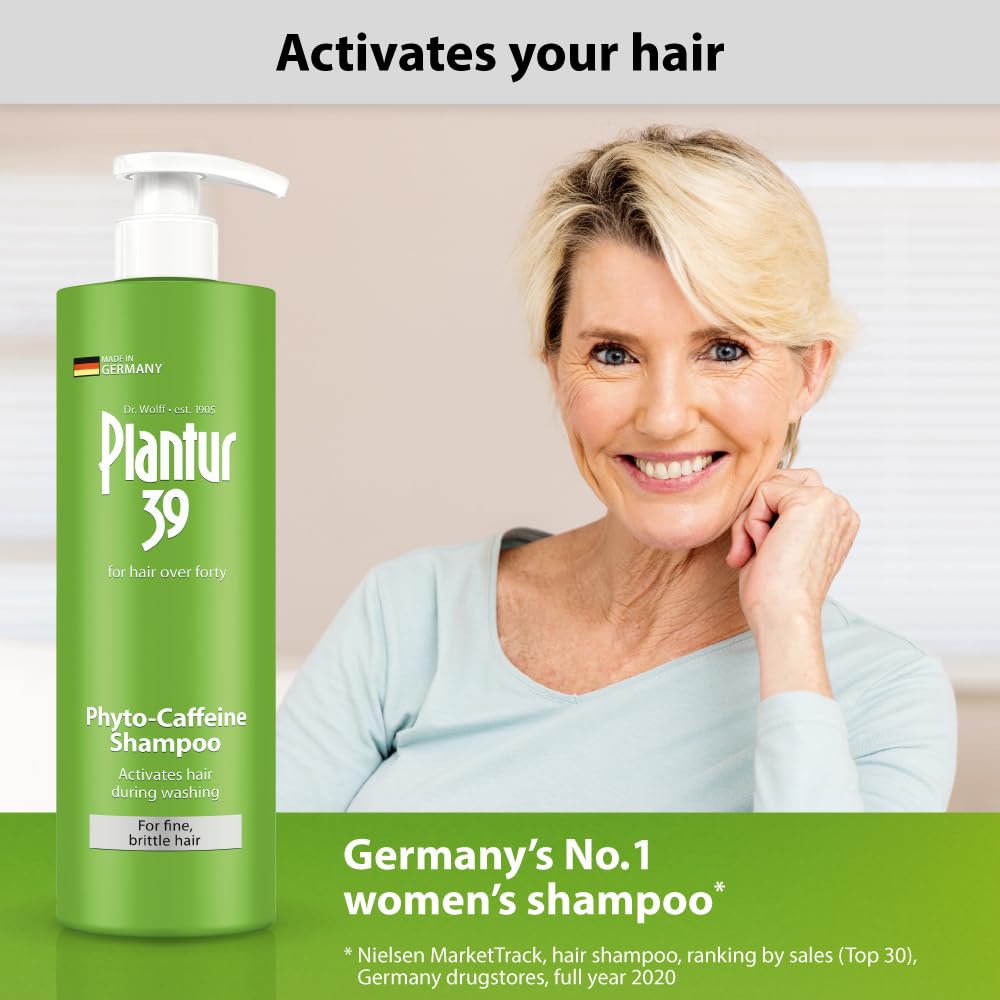 Plantur 39 hair over 40 care scene focusing on scalp care and hair management