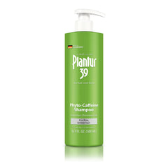 Plantur 39 shampoo bottle closeup for thinning hair cleansing routine