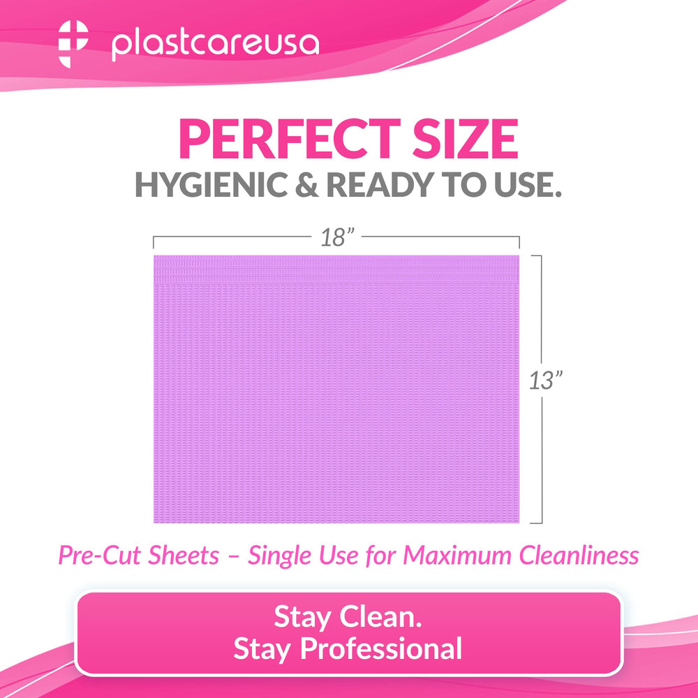 PlastCare USA nail mats feature waterproof back film to prevent seepage during sessions