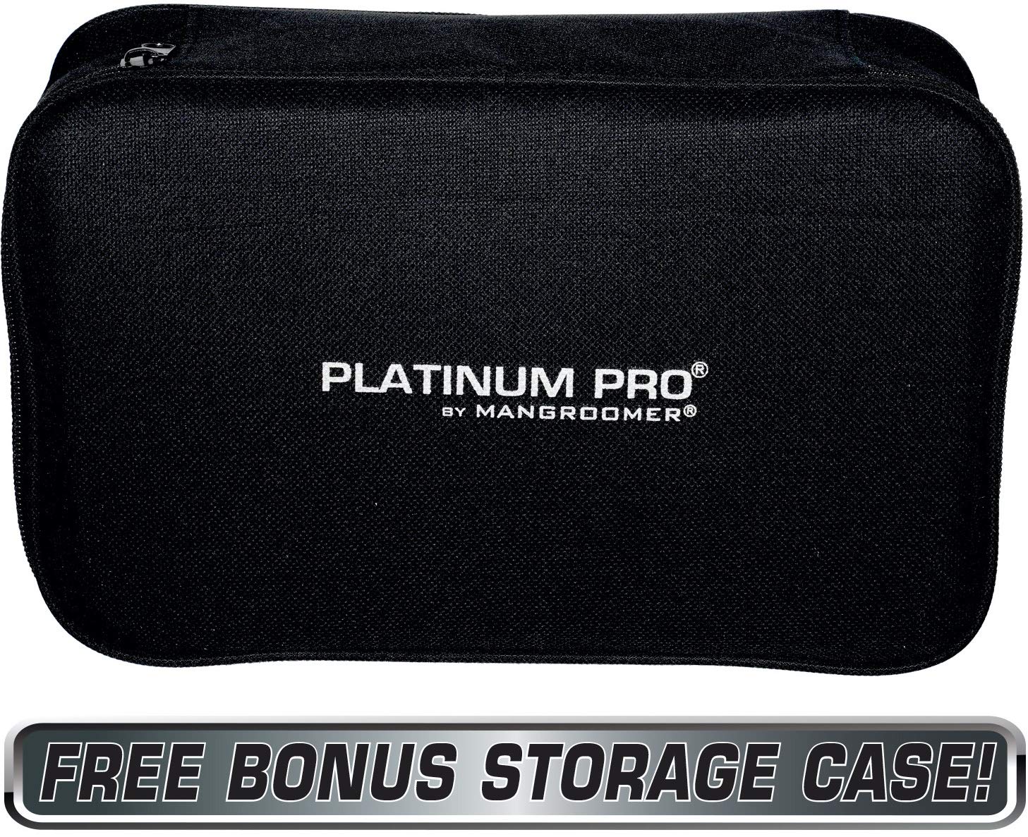 Platinum Pro Mangroomer bonus storage case keeps attachments organized.