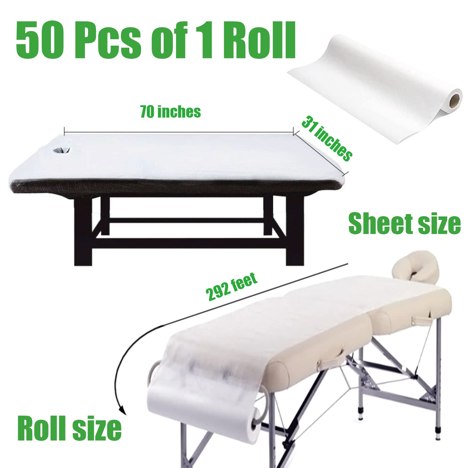 Platonee suitable for massage, spa, tattoo, and exam tables.