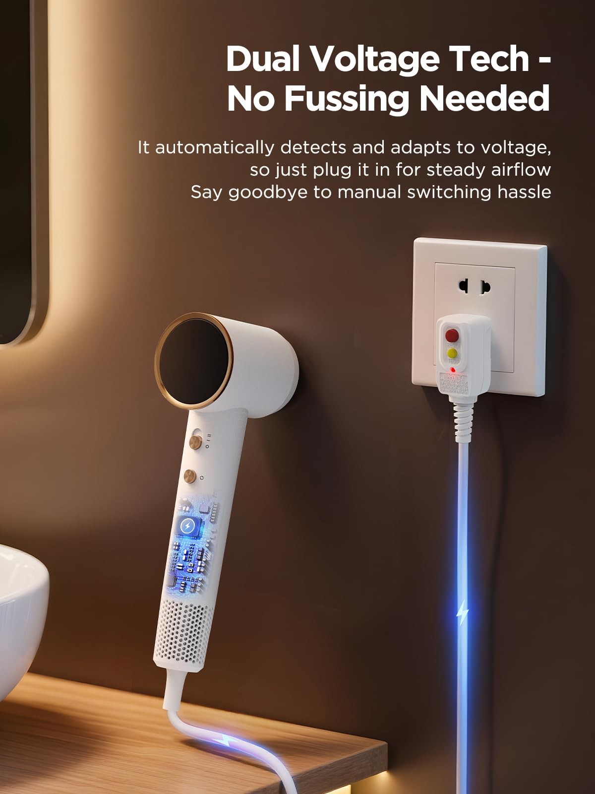 PLAVOGUE diffuser attachment for evenly distributed heat and curls