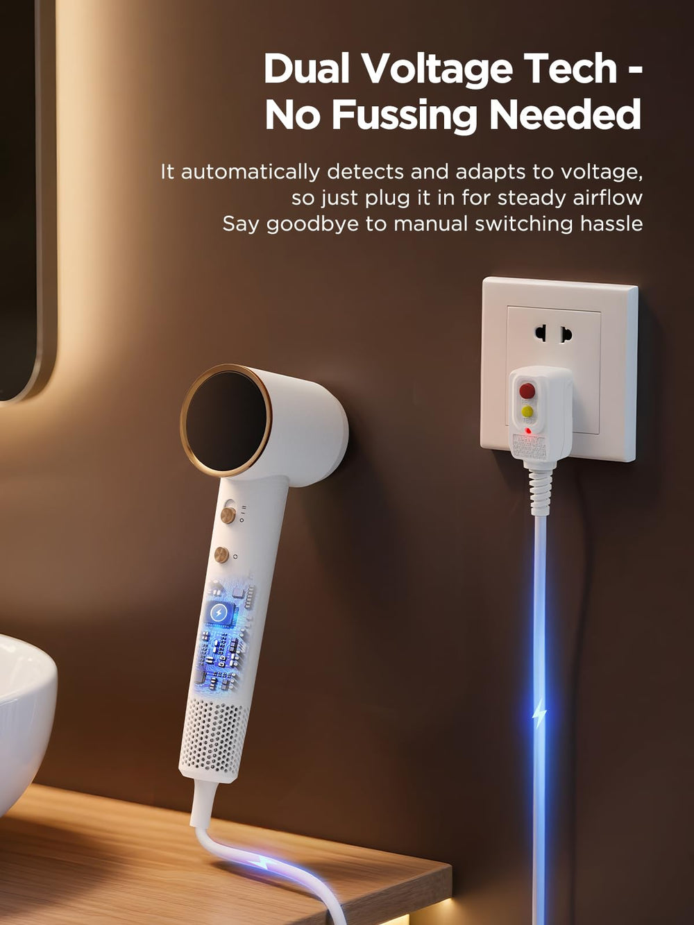 PLAVOGUE diffuser attachment for evenly distributed heat and curls