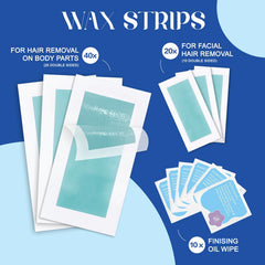 PLAYQUEEN wax strips warming cue demonstrates softening for smoother removal.