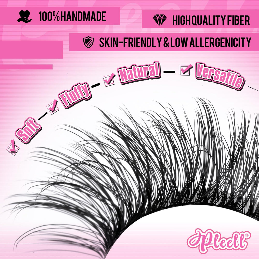 Pleell lash applicator tweezers for precise placement during DIY lashes.