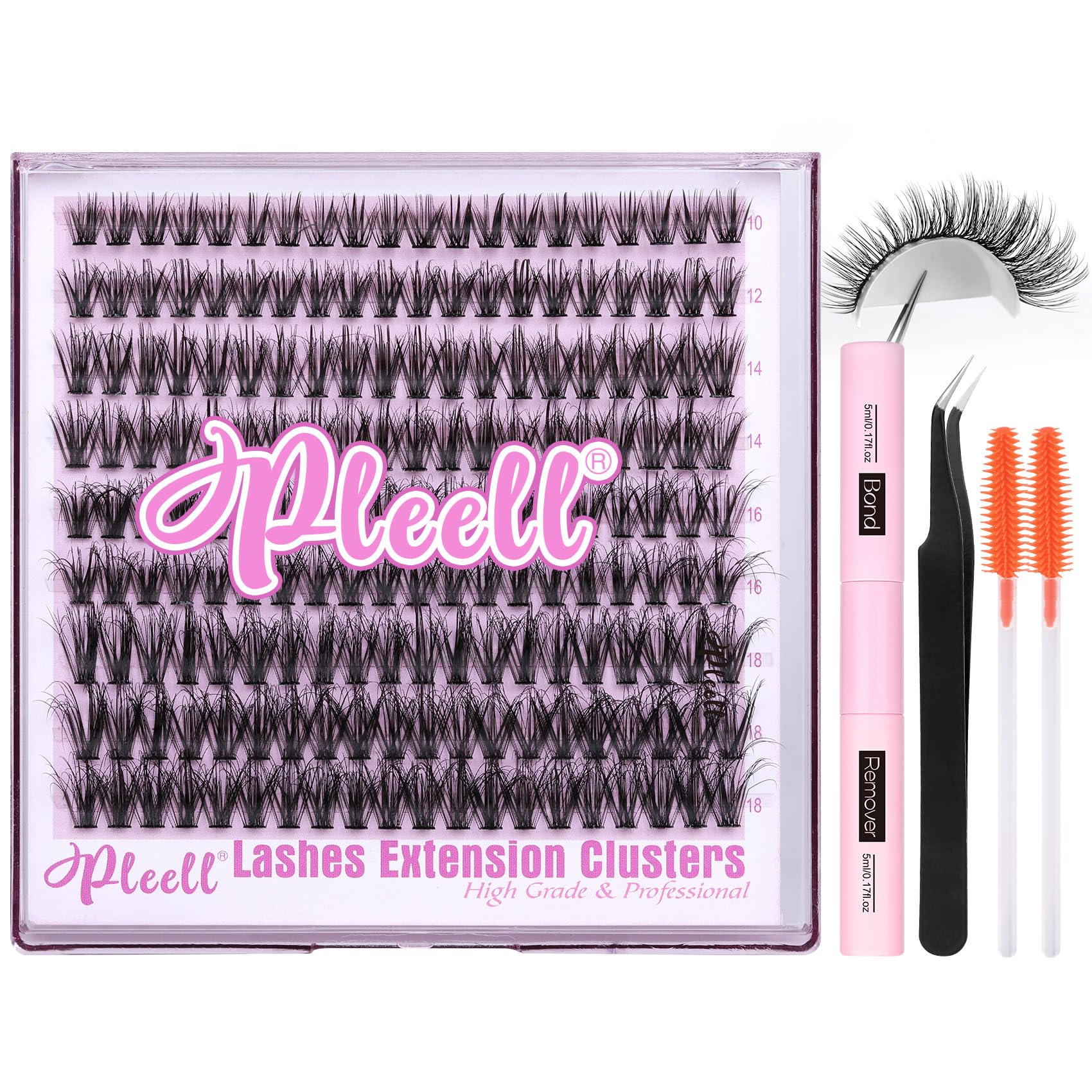 Pleell reusable cluster lashes offer 2-3 uses with proper care.