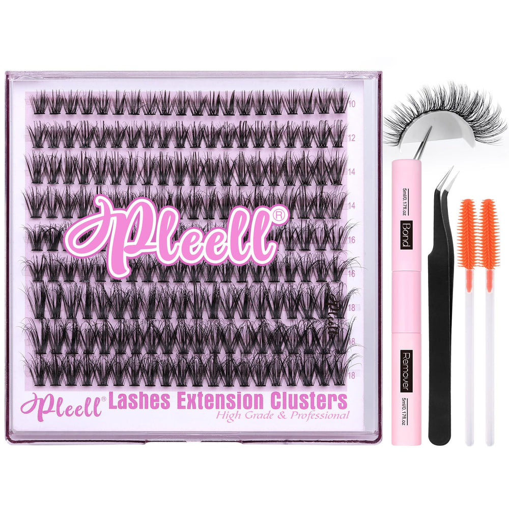 Pleell reusable cluster lashes offer 2-3 uses with proper care.