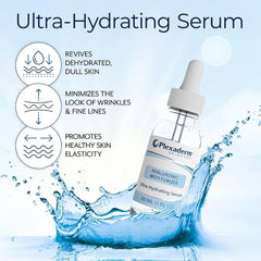 Plexaderm Hyaluronic Moisturizer texture-swatch highlights deep hydration