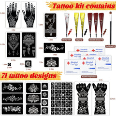 PllusJoys large hand designs showcase bold, decorative options for statement body art.