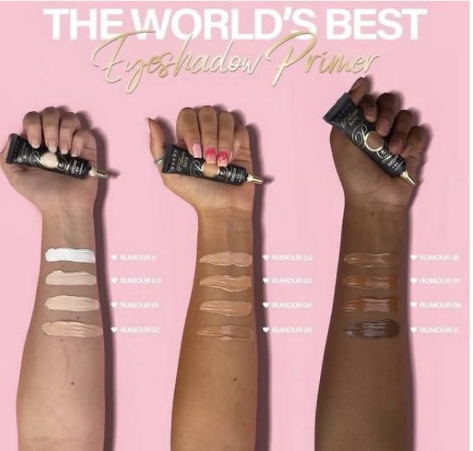 P.Louise Rumour 02 application on eyelids showing even coverage for bold looks