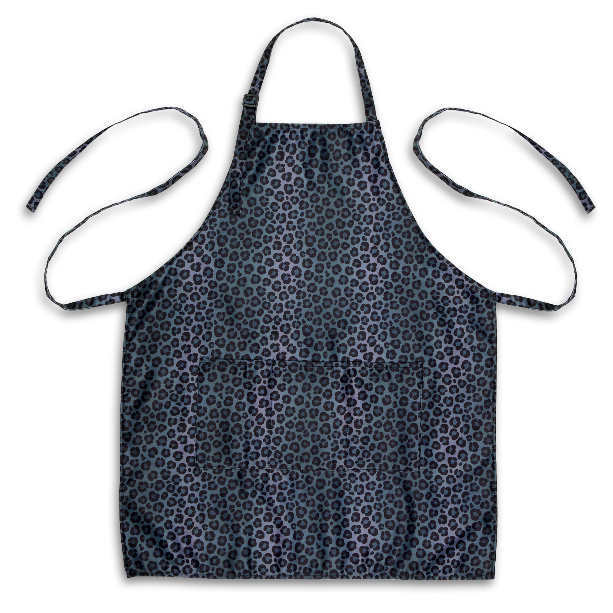 Plum Hill Black Leopard Apron gift-ready packaging for professionals
