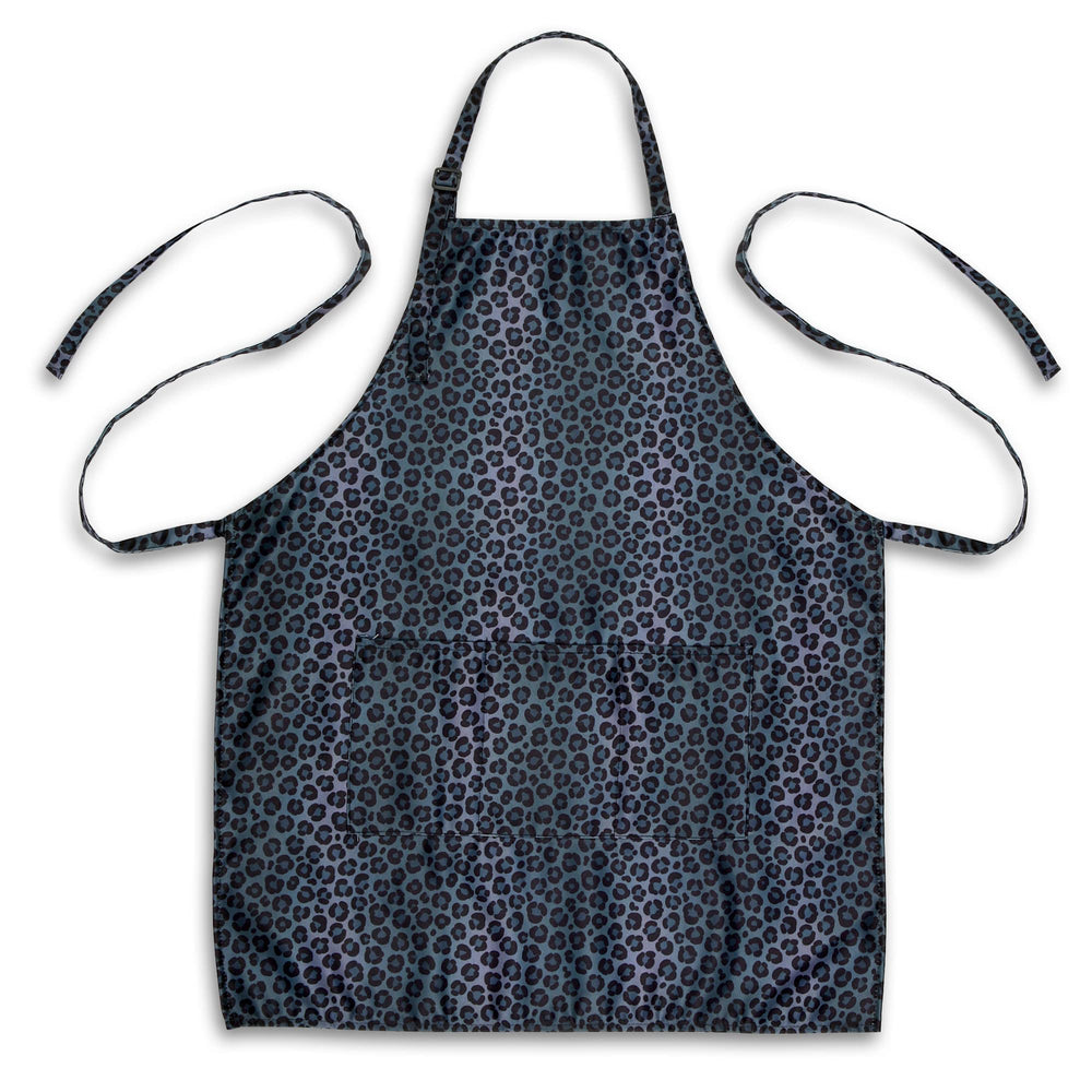 Plum Hill Black Leopard Apron gift-ready packaging for professionals