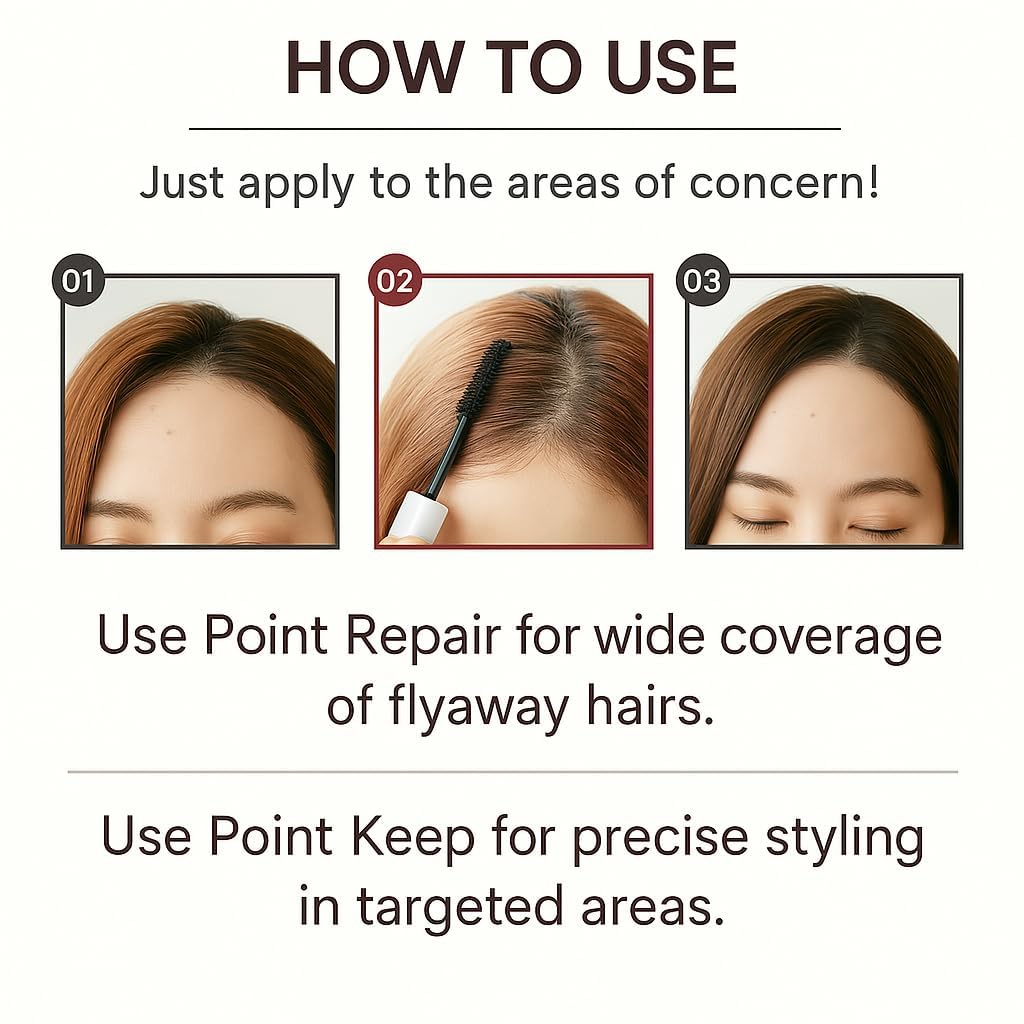 Plus eau Hair Stick precision wand targets stray hairs for precise touch-ups.