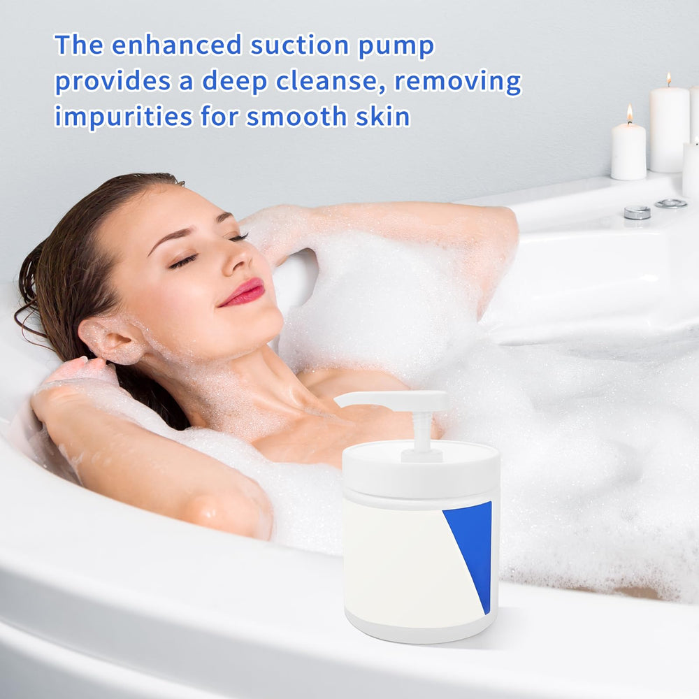 Plus tard 2pack shot shows convenient, reusable design for daily moisturizer.