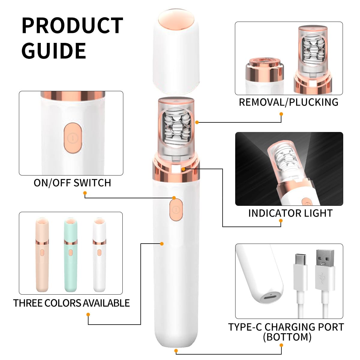 PluxiEpil Pro 3.0 cordless portable design ideal for travel.