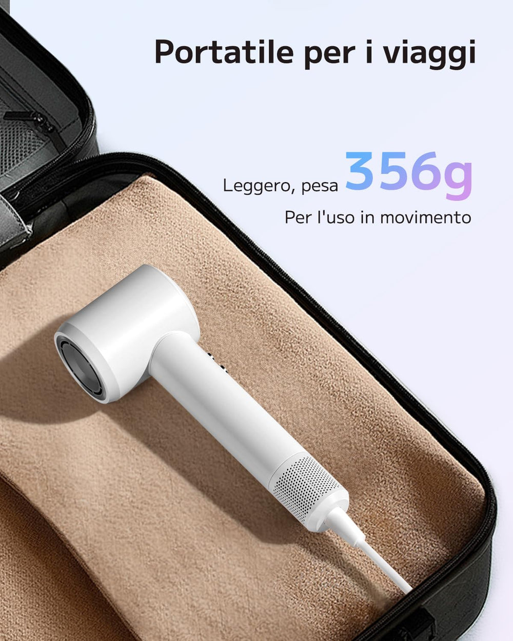 PLUZZ compact portable design ideal for travel and storage
