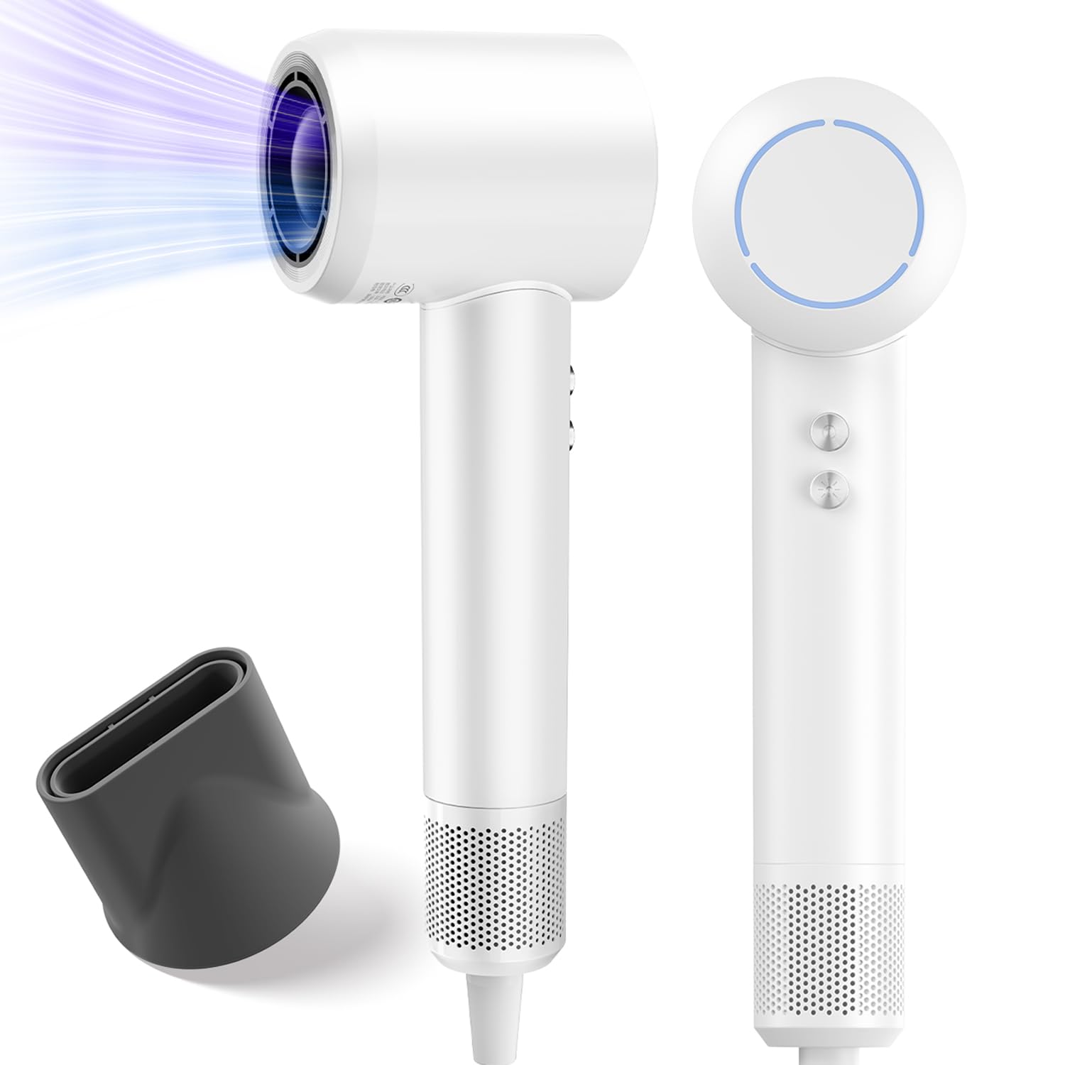 PLUZZ hair dryer lightweight travel design for effortless on-the-go styling