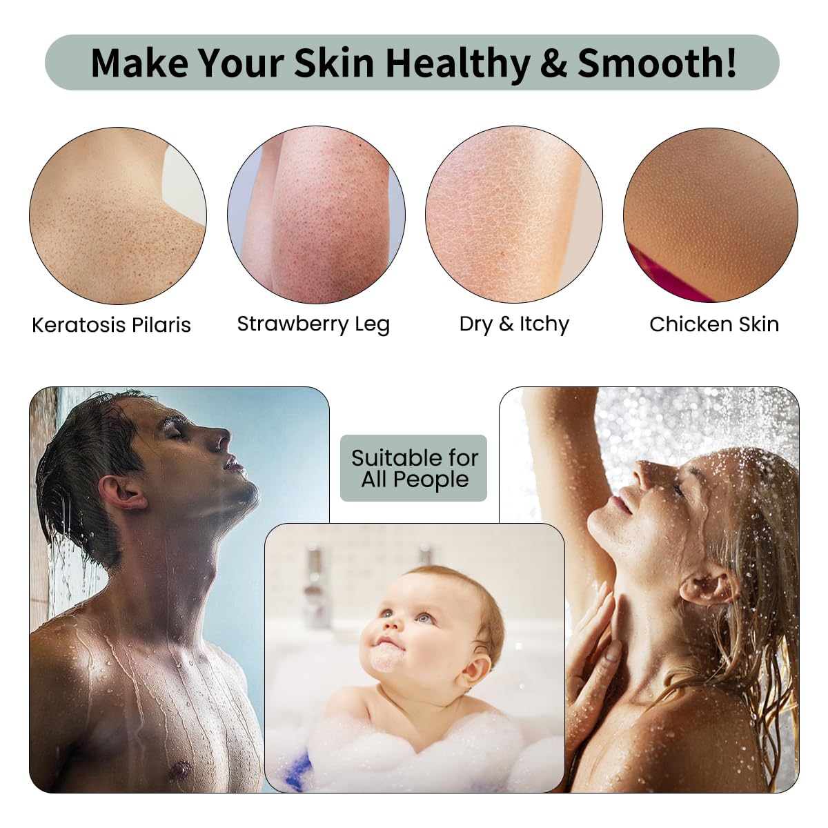 PMLQZA hypoallergenic sponge suitable for sensitive skin.