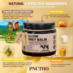 Pnctho Balm on hands demonstrates nourishing hand care.