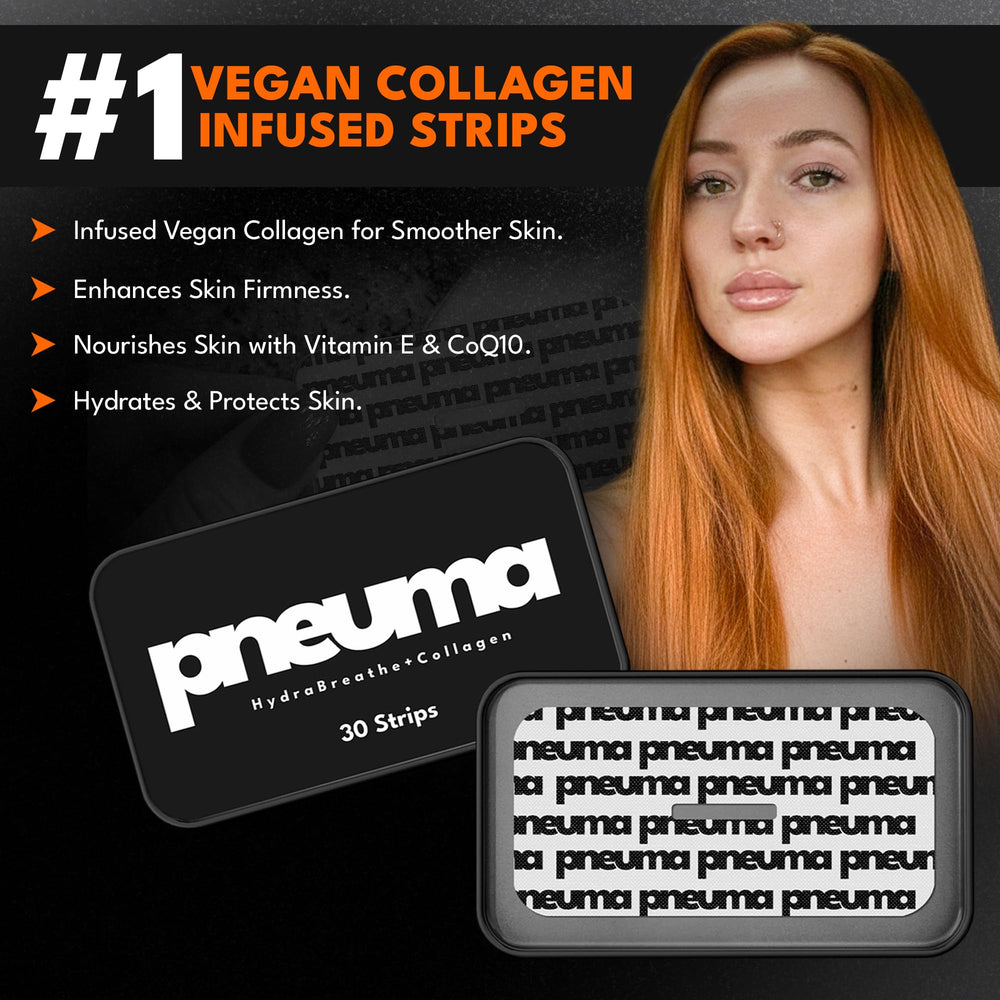 PNEUMA vegan collagen strips central vent design provides breathable fit