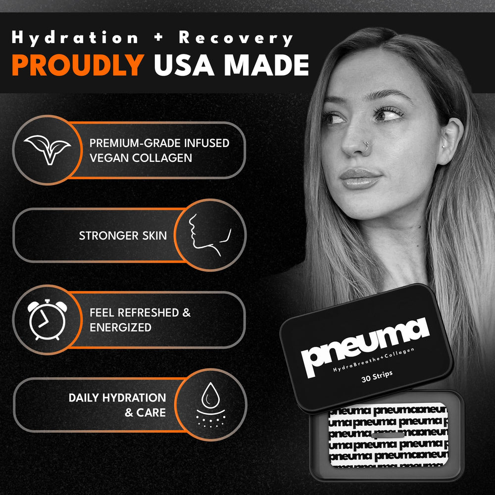 PNEUMA vegan collagen strips latex-free materials suitable for sensitive skin