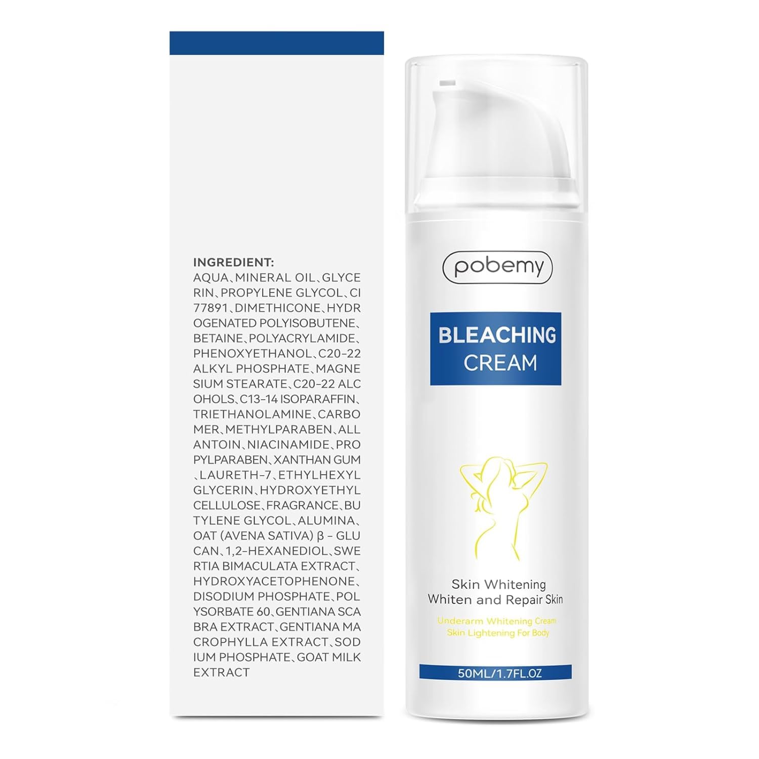 POBEMY Skin Bleaching Cream sensitive-skin friendly formula