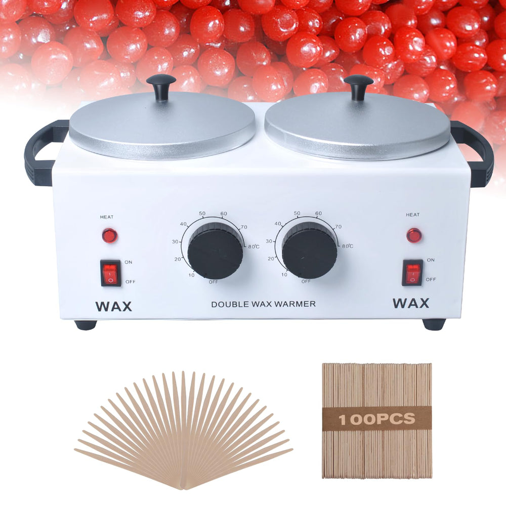 Podoy wax warmer metal heating pot close-up highlights durable construction.