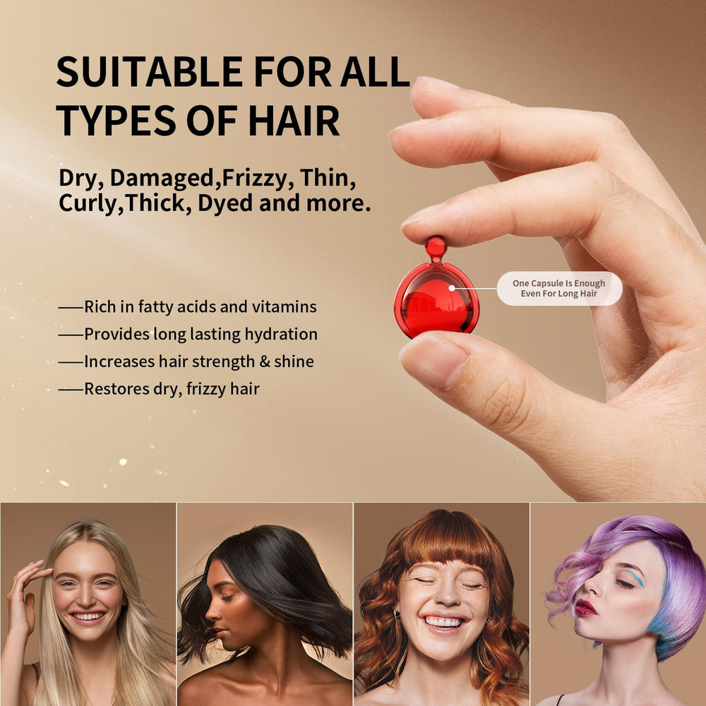 POEROES Hair vitamins capsules pack emphasizes convenient, on-the-go nourishment.